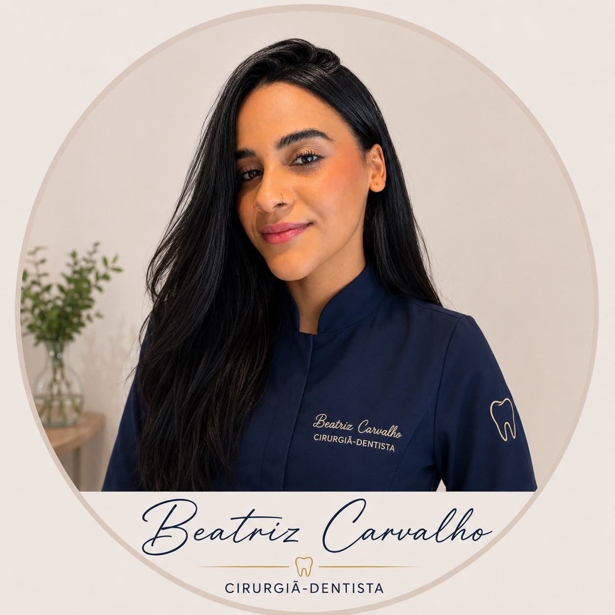 Dra. Beatriz Carvalho, cirurgiã-dentista